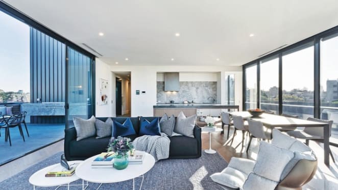 Woods Bagot-designed South Yarra penthouse for sale