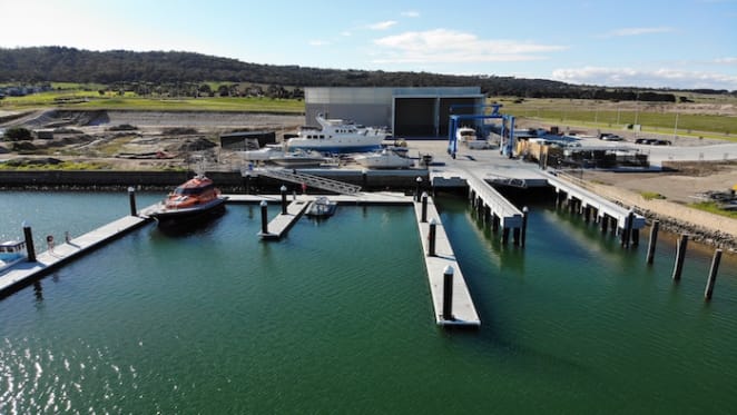 Victoria’s newest dry-stack boatyard at Safety Beach completed
