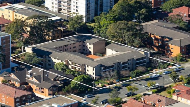 Burwood residential complex for sale through Savills with 26 apartments