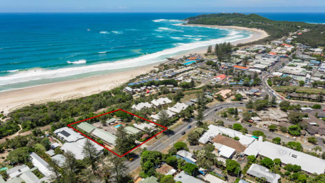 Development site listed in Byron Bay township