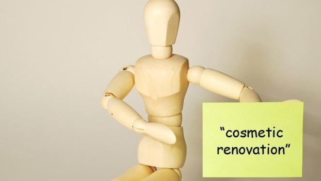 What is a “cosmetic renovation