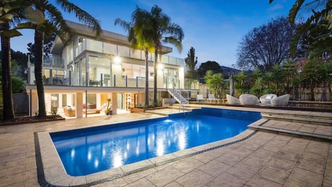 Fashion stylist Beate Tierney lists Kew resort style home