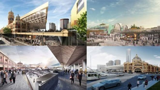 Melburnians asked to vote on six grand proposals for Flinders St Station