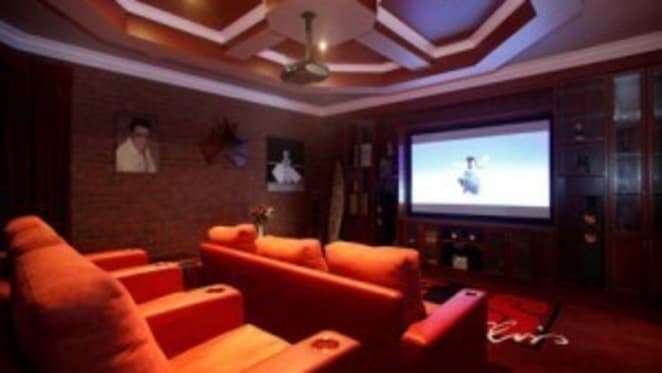 Popcorn and property: Almost a private Elvis picture theatre palace – Australia's 9th best home cinema