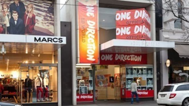 One Direction had that one thing with Chapel Street pop-up shop