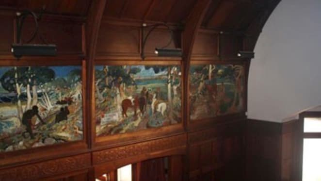 Six Walter Withers murals – with a 10-bedroom Victoria Western District homestead thrown in – listed for $6 million