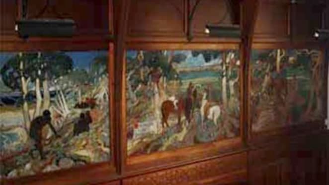 Purrumbete, with its Walter Withers farming murals, sold in Victoria's Western Districts