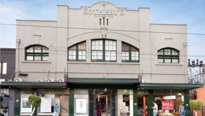 Sotheby's building on High Street, Armadale, for auction