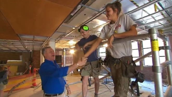 The Block patronisingly introduces first female chippie - Would the show benefit from quotas?