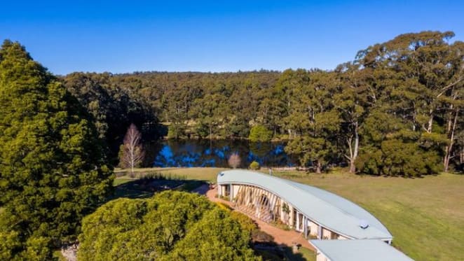Lyonville trophy home on 6.5 ha bushland listed