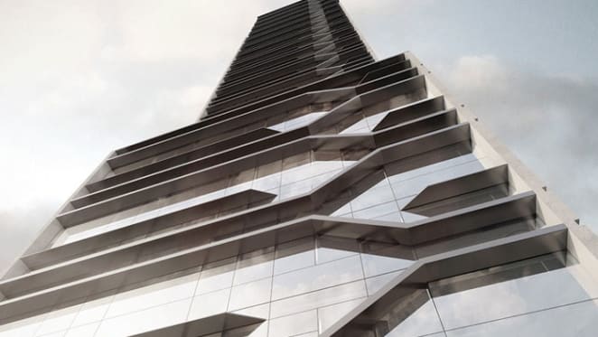 Jazzed up residential tower strikes key with Melburnians