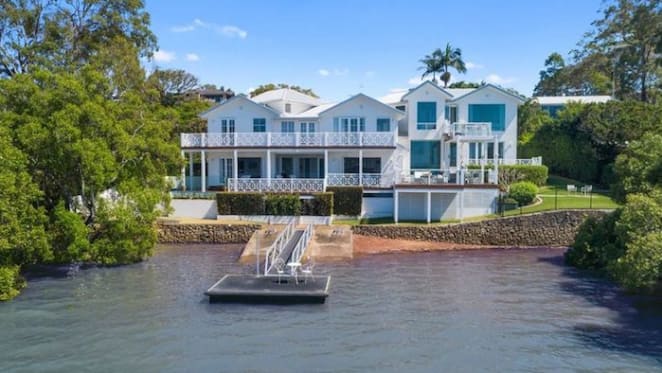 Redlands Hampton-style waterfront trophy home listed