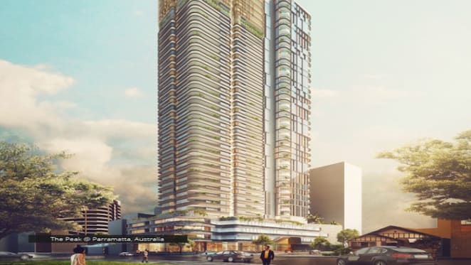 The Peak project site at Parramatta sold by CWG to Aland