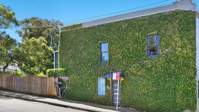 Hedge-covered Rozelle home set for sale
