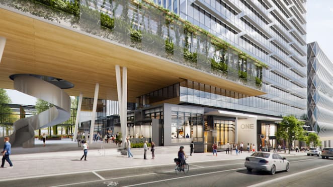 Melbourne Quarter tops out first office tower