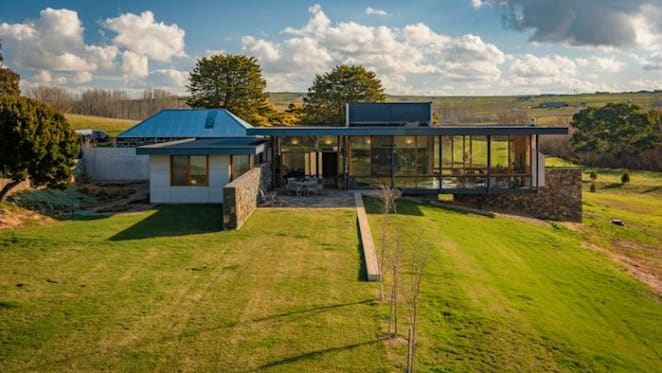 Yass riverfront architect-designed trophy home listed
