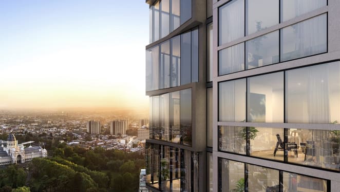 Rendering of The Peak exterior. Image by Plus Architecture.