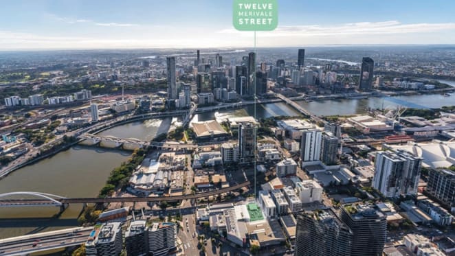 South Brisbane apartment development site listed for auction