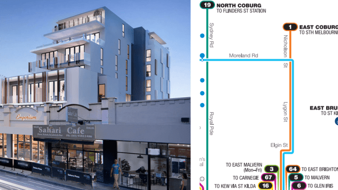 Melbourne's development by tram: the 19