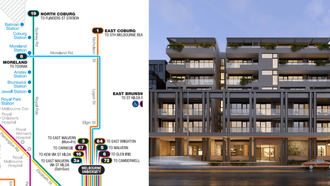 Melbourne's development by tram: the 1 & 8