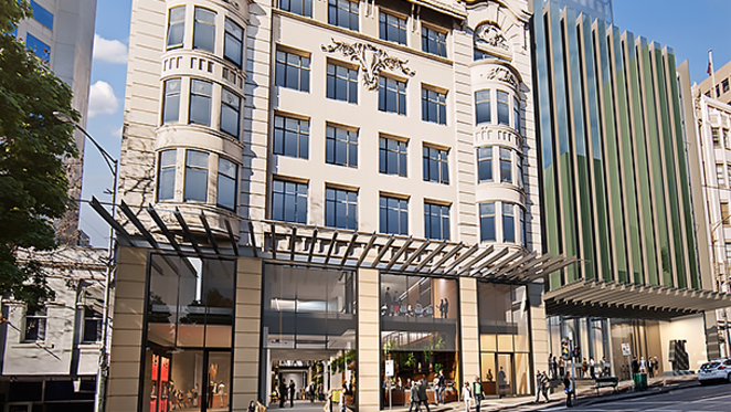 Construction officially commences on 405 Bourke Street