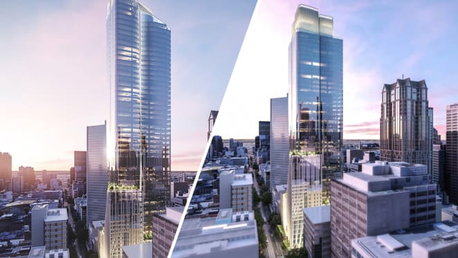 Bates Smart release new designs for 435 Bourke Street in response to Melbourne City Council height amendment request