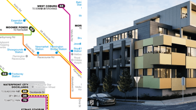 Melbourne's development by tram: the 55