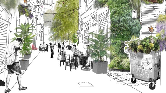 City of Melbourne's Green Your Laneway initiative moves forward