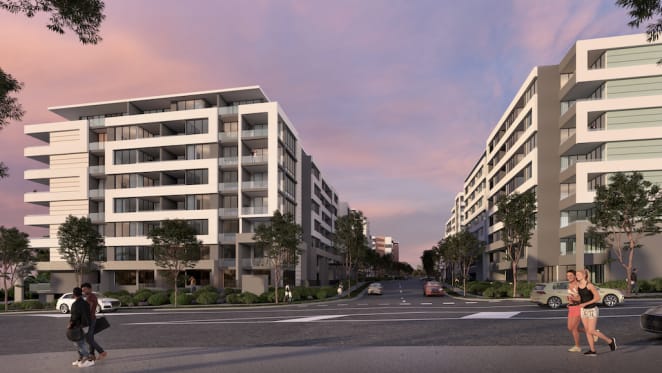CDMA Australia plan for 900 Rouse Hill apartments
