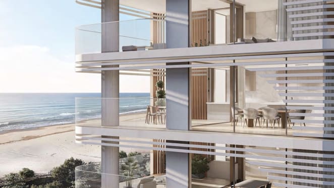 Gallery Group lodge plans for Surfers Paradise apartment development, Chalk