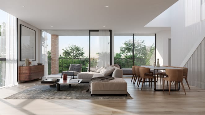 Bates Smart studio director Mark Healey discusses Lendlease's Gramercy Terraces in Richmond
