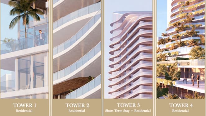 First look exclusive: Gurner reveals $1.25 billion, four-tower Surfers Paradise apartment development La Pelago