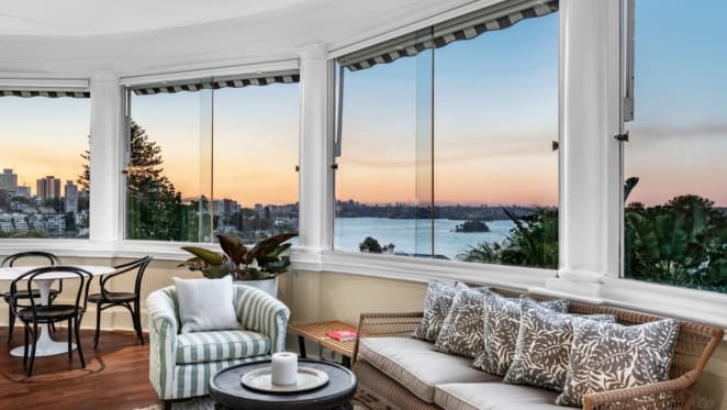 Gyngell and McKinnon are expected to use the luxury apartment in the 1900s residential block Villa Rossmore as their Sydney base