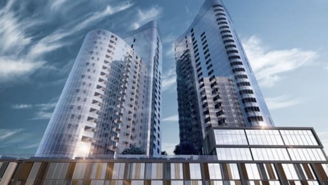 The new waterfront Republic precinct in Belconnen is High Society, Canberra’s tallest towers.