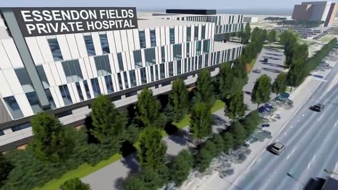 A new hospital underpins the surge of development within Essendon Fields