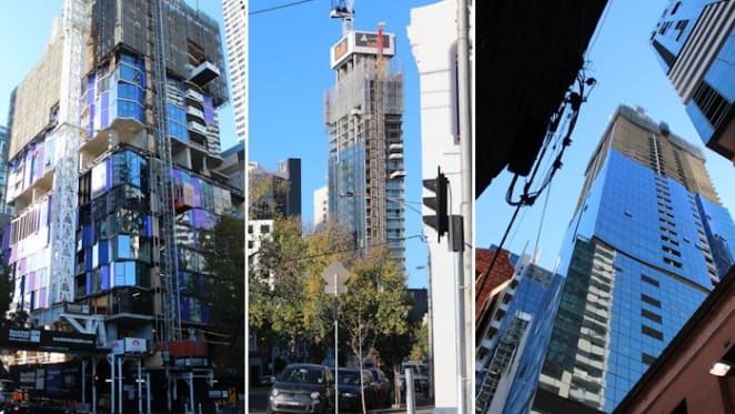 The CBD's northern construction boom in colour