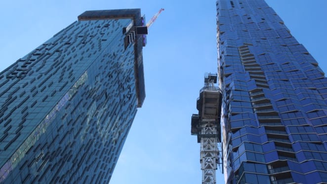 The state of construction in Melbourne - mid May