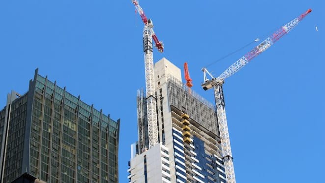 A new challenge brings a new crane to Brady's Vision Apartments