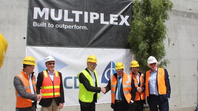 Three years on, Eq. Tower tops out