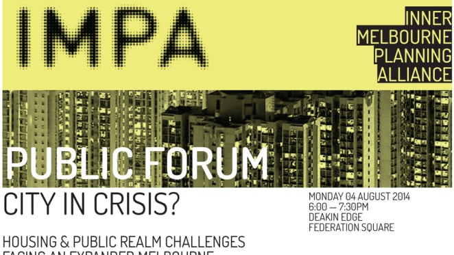 Public forum, City in Crisis?