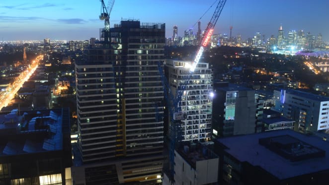 Central South Yarra tops out