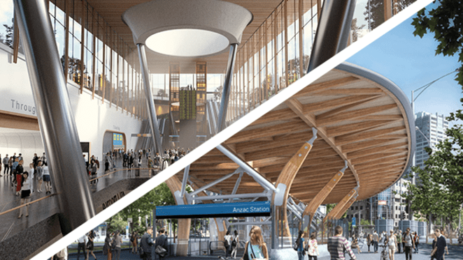 Drilling underway for Airport Link as excavation commences at ANZAC Station