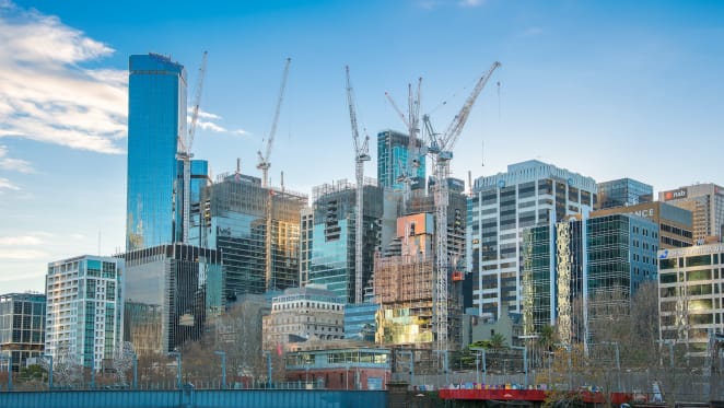 Mixed-use projects see crane levels rise across Melbourne