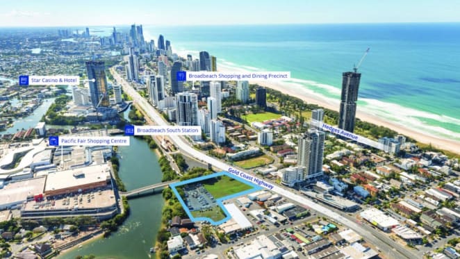 Gold Coast apartment site listed by Singaporean vendor