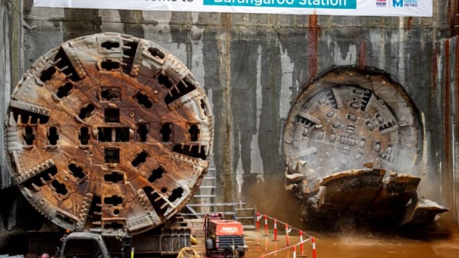 Tunnelling under Sydney CBD complete for the second phase of Sydney Metro