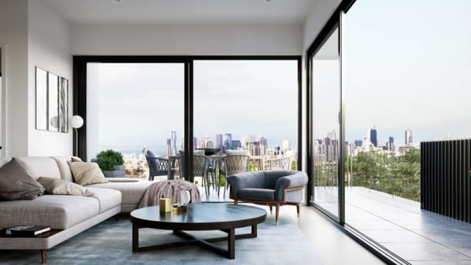 Keystone Property’s Ovation apartments under-construction in Footscray