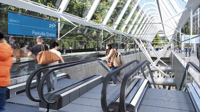 Major construction kicks off at Parkville's new station