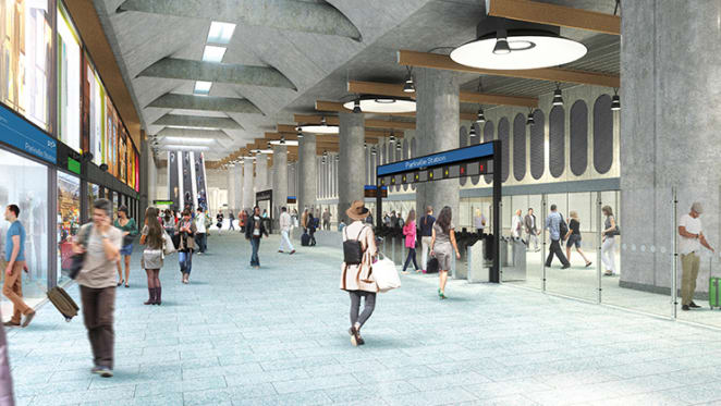 An overview of the projects in the vicinity of the new Parkville station