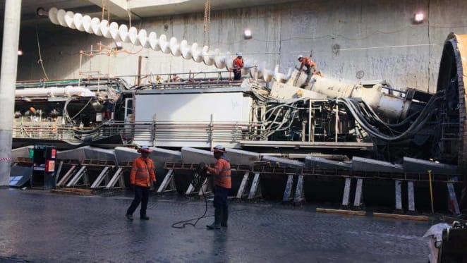 Perth's Forrestfield-Airport rail link tunnelling expected to finish in first half of 2020