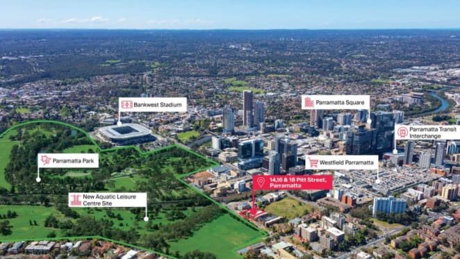 Development opportunity: Three adjoining Parramatta properties listed for $13.8 million